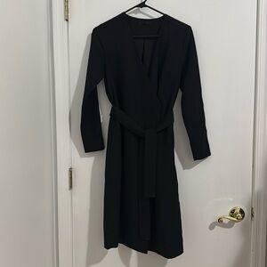 Black COS wrap dress